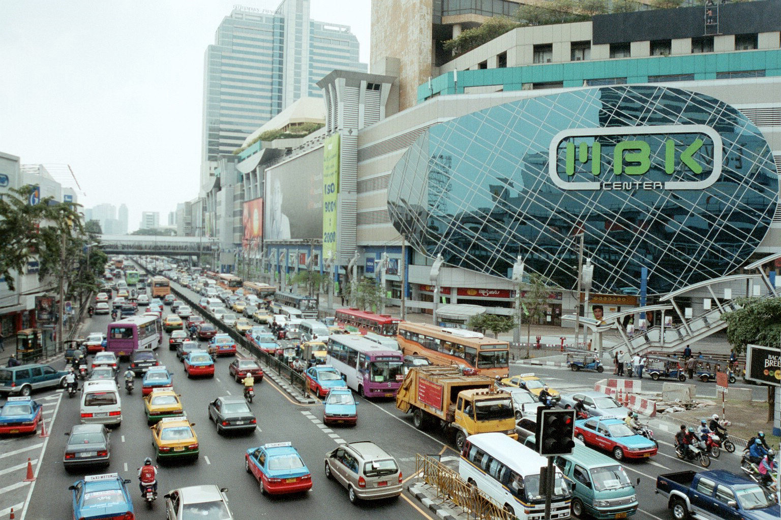 Bangkok Thailand traffic - Mar 2003