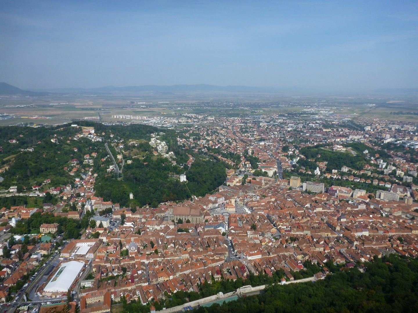 Brasov Romania from Mt Tampa sep 2014