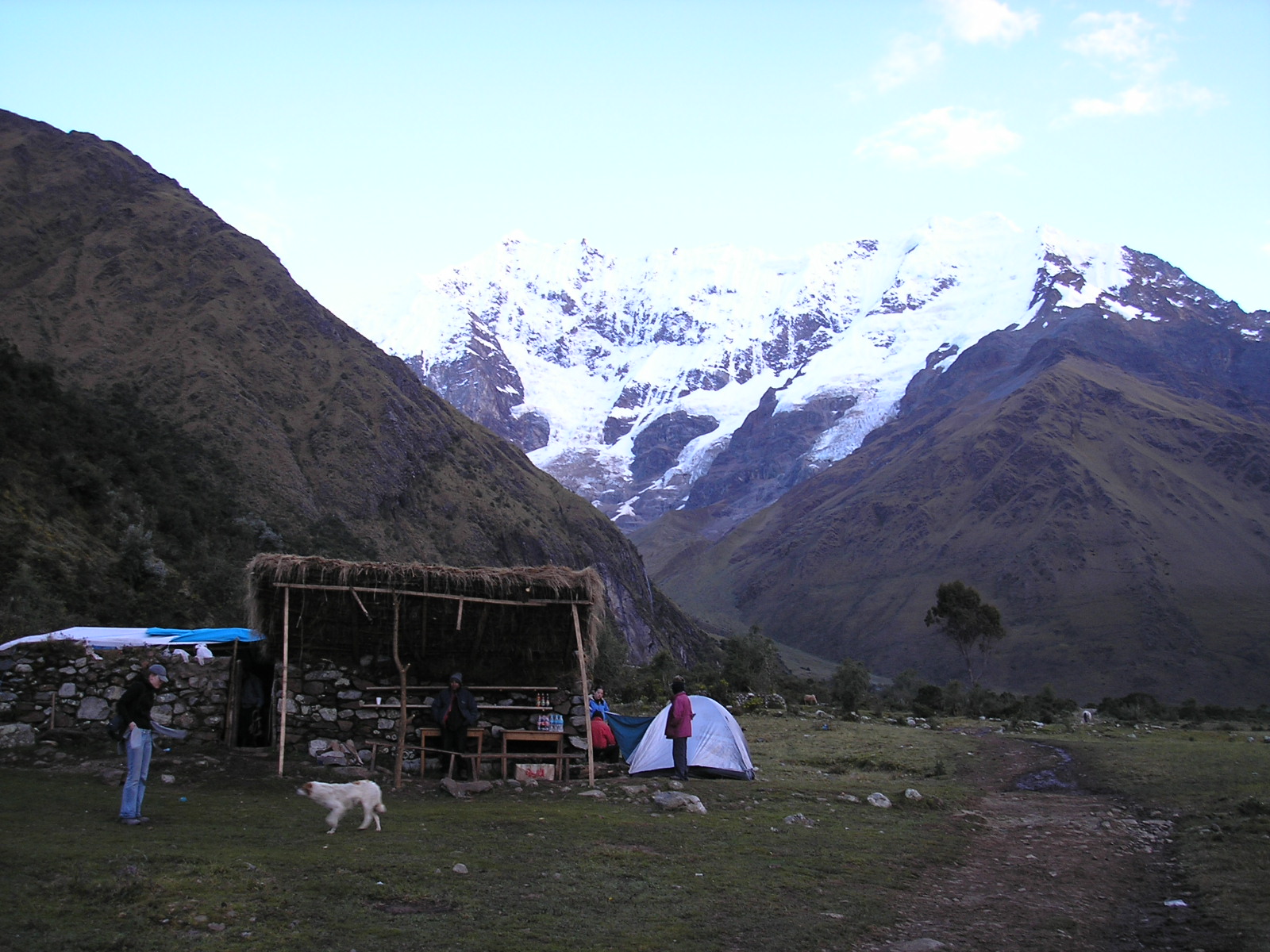 1st night campsite Salkantay Trek Peru May 2006
