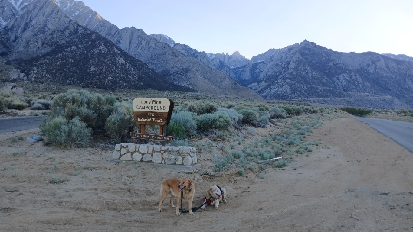 Lone Pine Campground CA - May 2025
