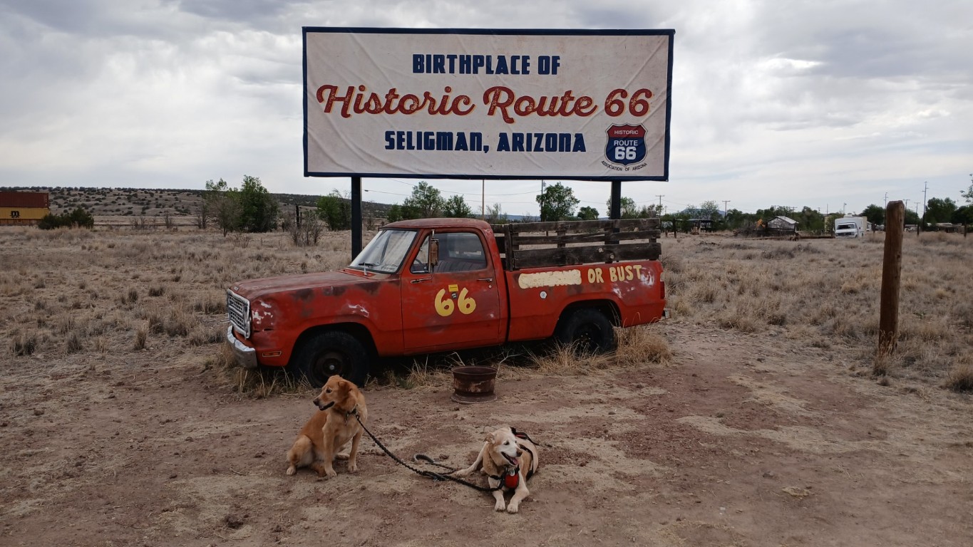 Seligman AZ route 66 May 2025