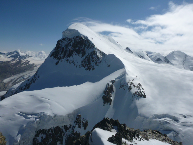 Breithorn mountain zermatt switzerland aug 2014