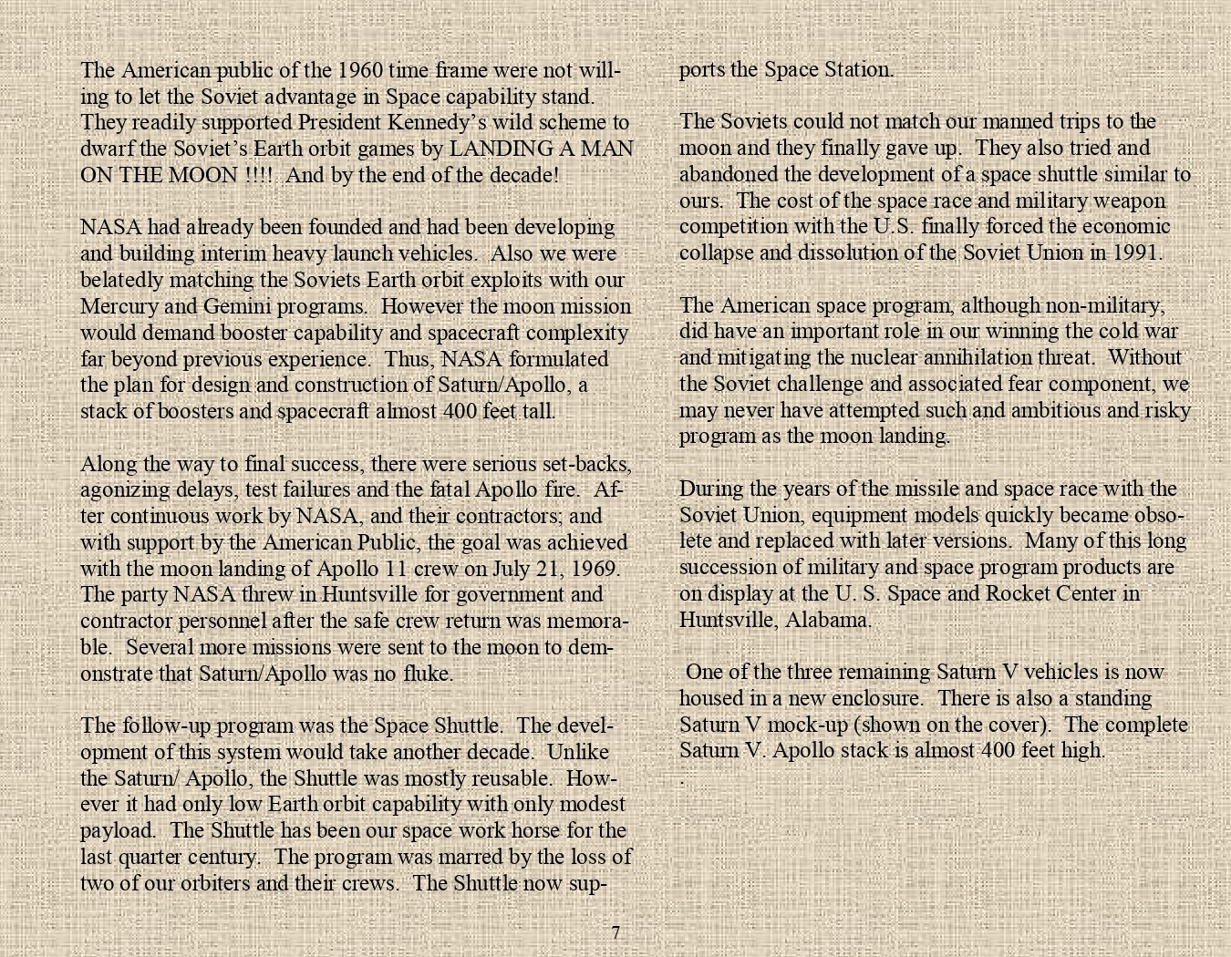 Rocket Science - An engineers experiences with the us space program