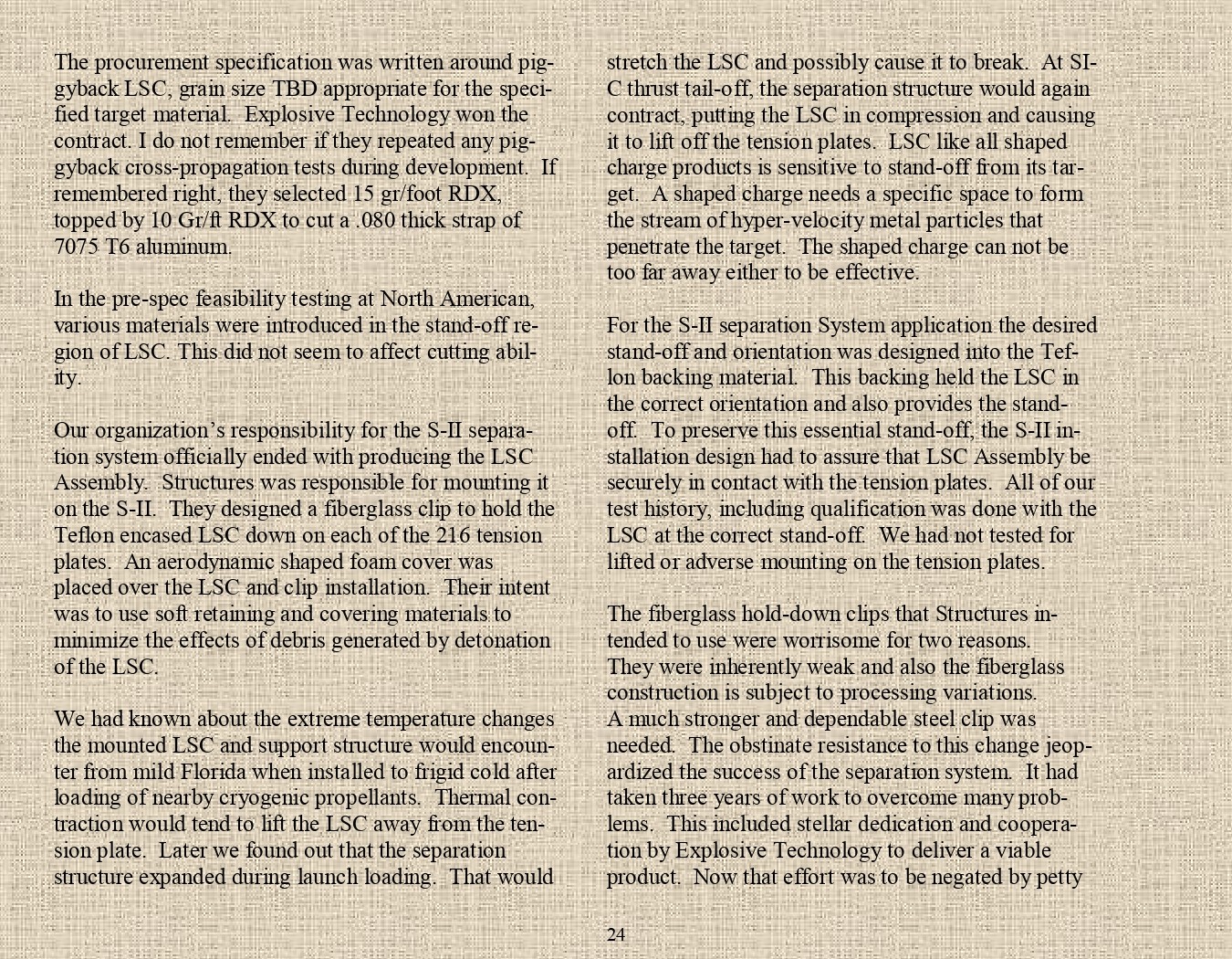 Rocket Science - An engineers experiences with the us space program