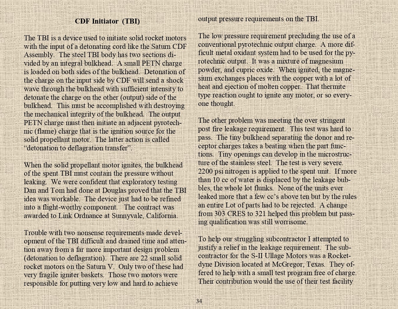 Rocket Science - An engineers experiences with the us space program