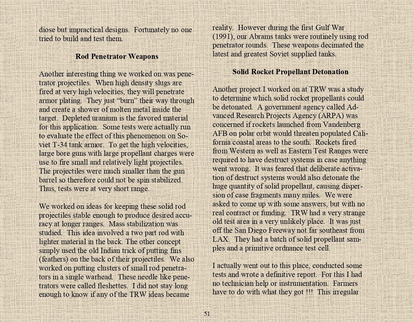 Rocket Science - An engineers experiences with the us space program