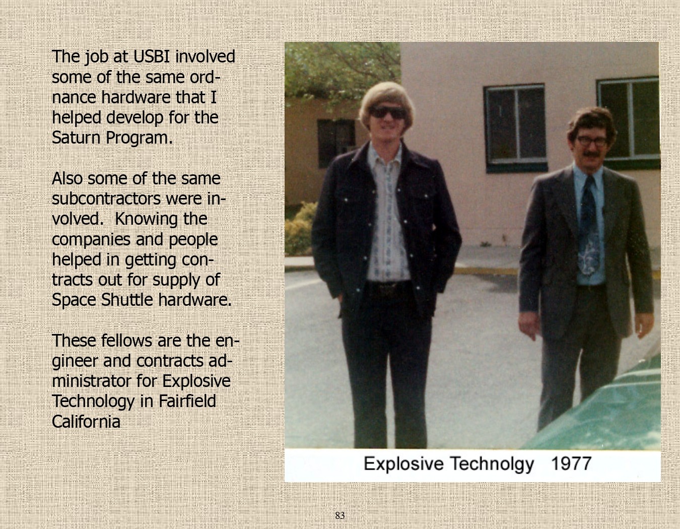 Rocket Science - An engineers experiences with the us space program