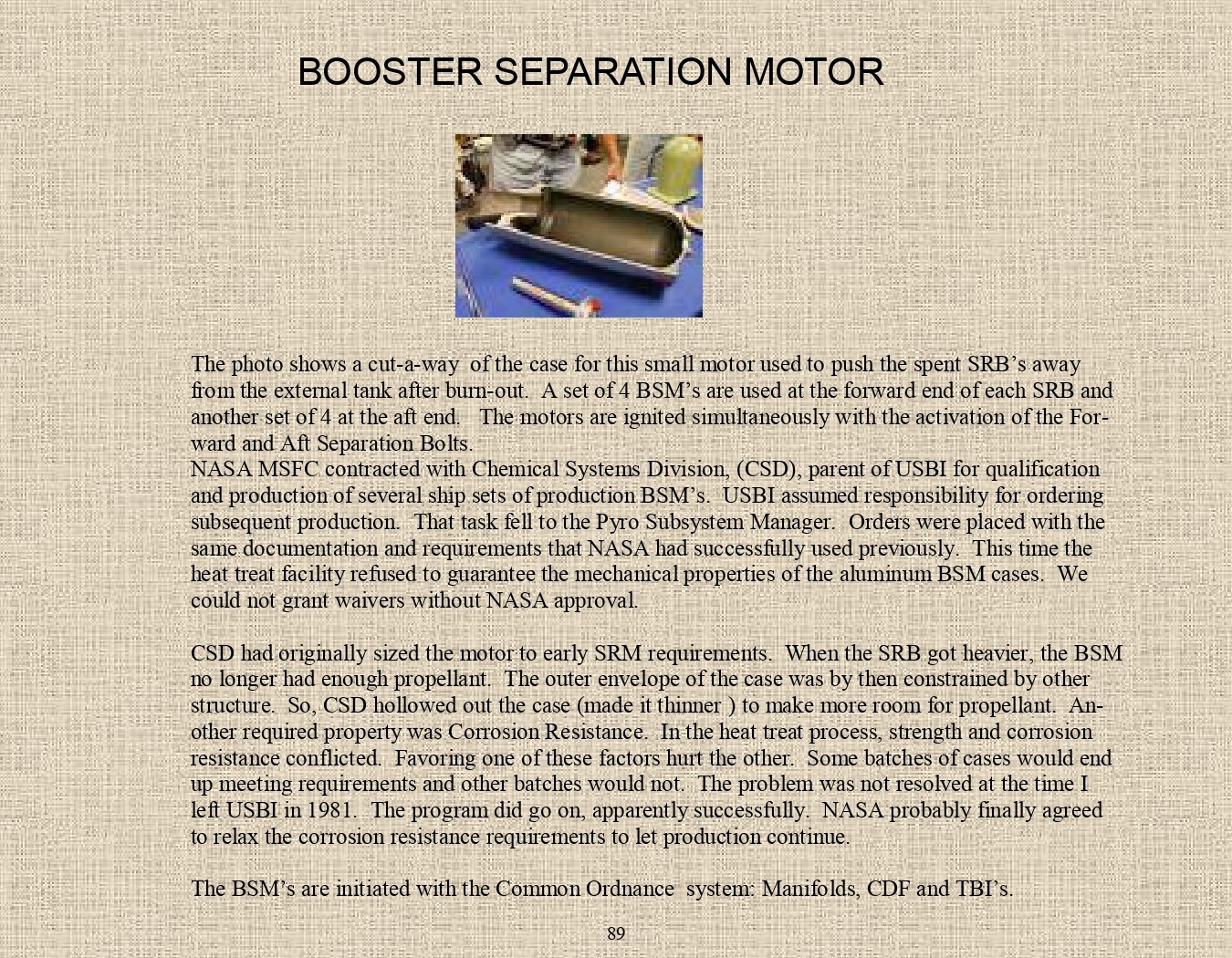 Rocket Science - An engineers experiences with the us space program