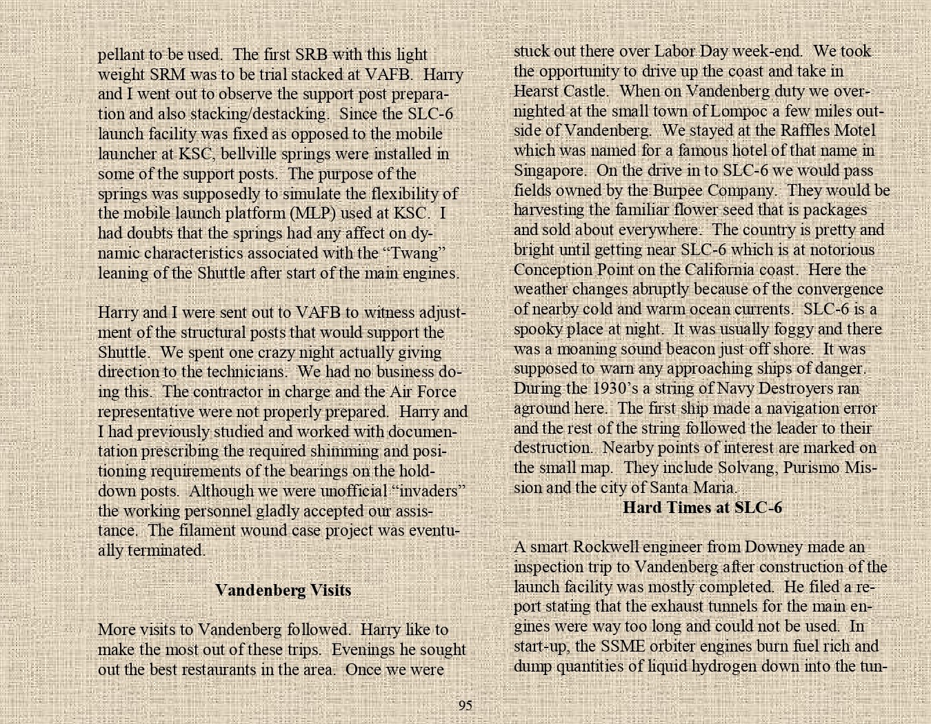 Rocket Science - An engineers experiences with the us space program