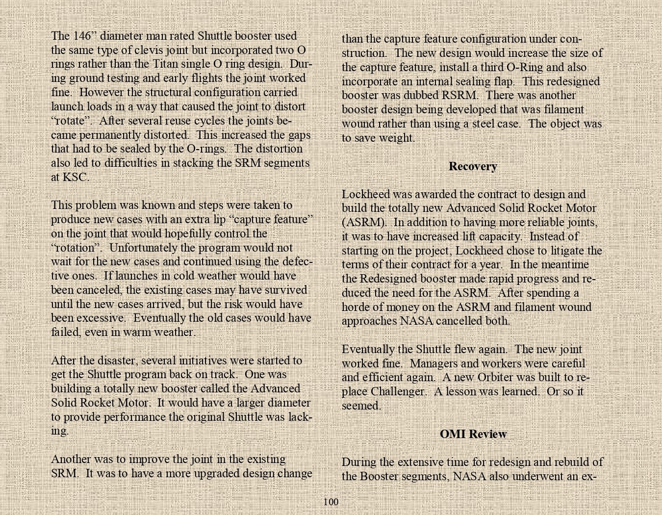 Rocket Science - An engineers experiences with the us space program