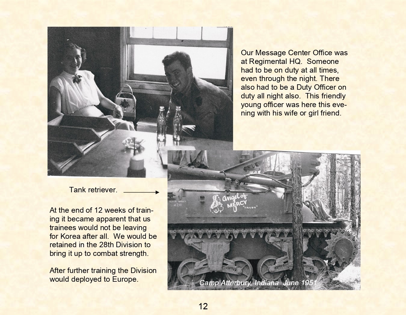 Camp Atturbury Indiana 1951