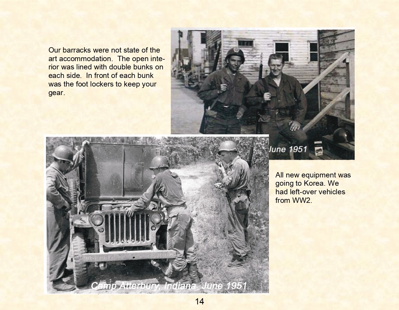 Camp Atturbury Indiana 1951