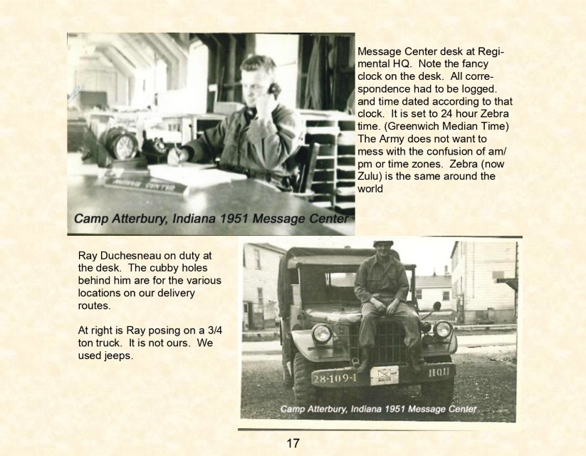 Camp Atturbury Indiana 1951