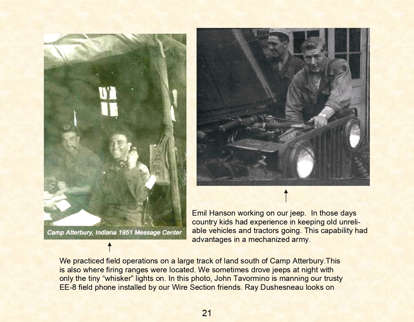 operation southern pine -28th infrantry div - fort bragg n.c. - 1951