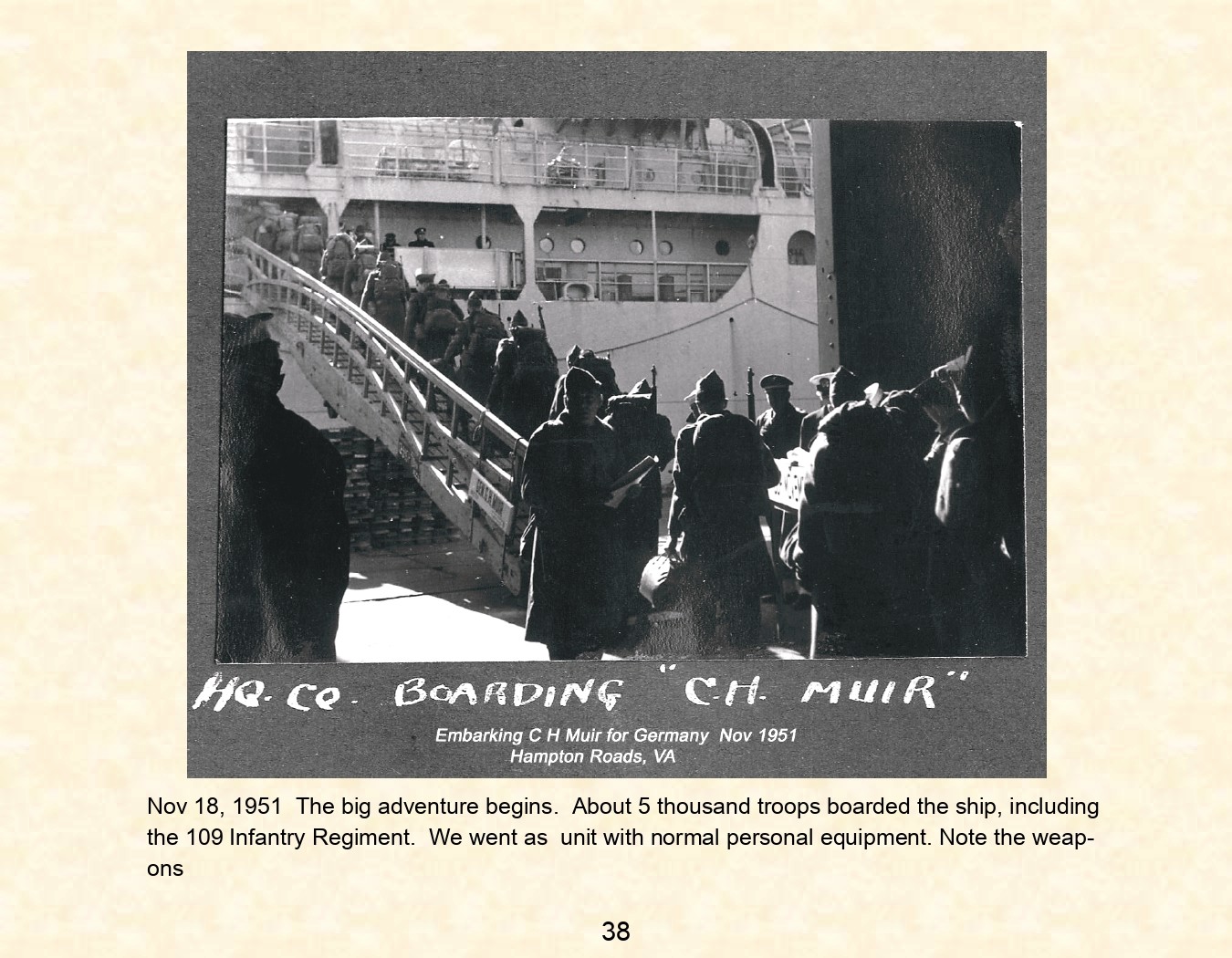 109 infantry regiment organization structure germany 1951