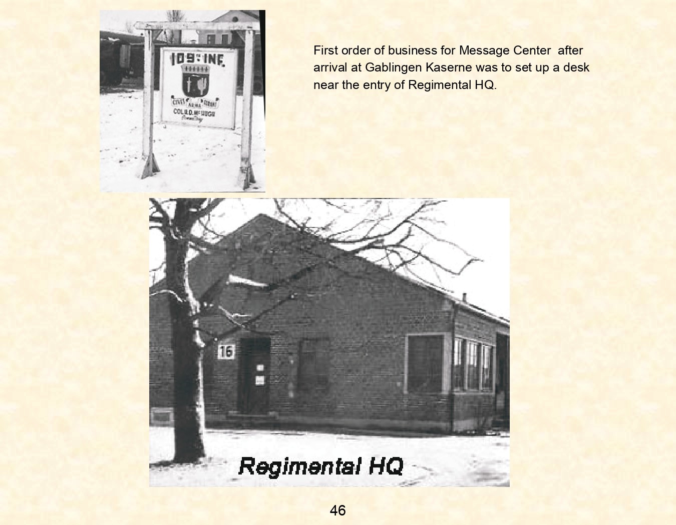 enlisted soldiers club in gablingen kaserne germany 1952