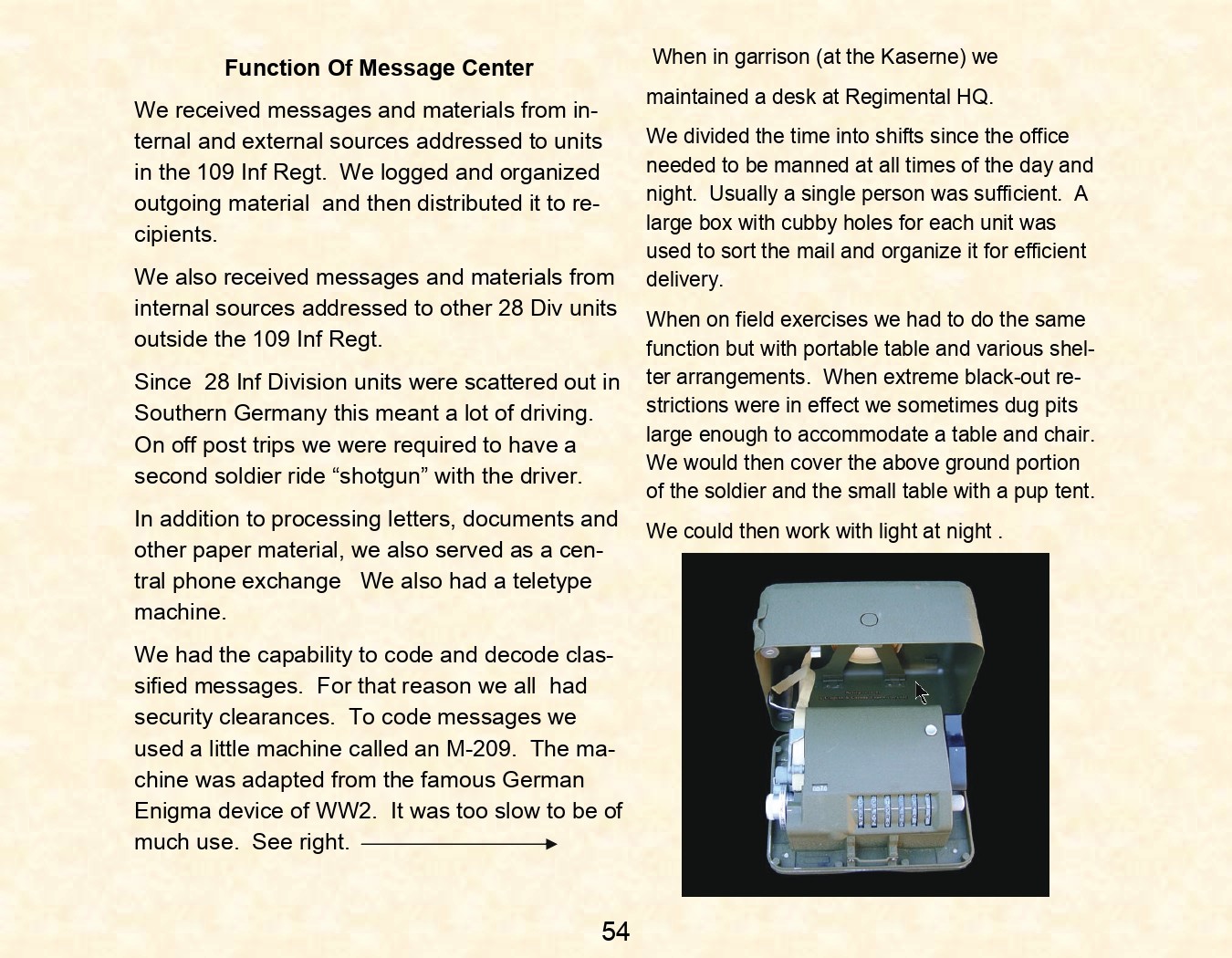 US Army Days Europe 1951-1953