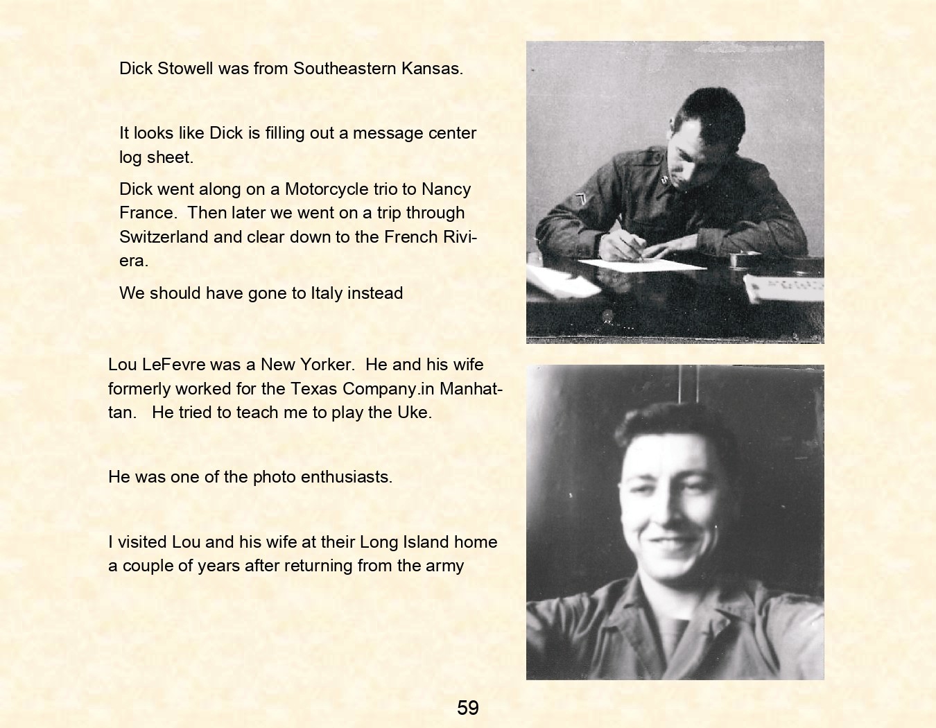 US Army Days Europe 1951-1953