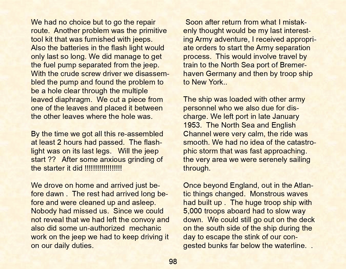 US Army Days Europe 1951-1953