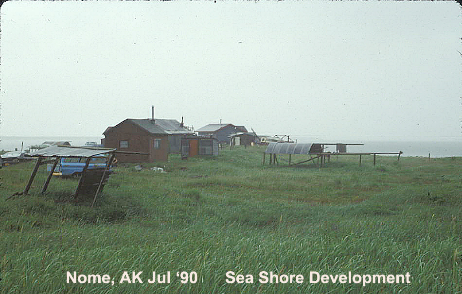 alaska range from air nome alaska 1990