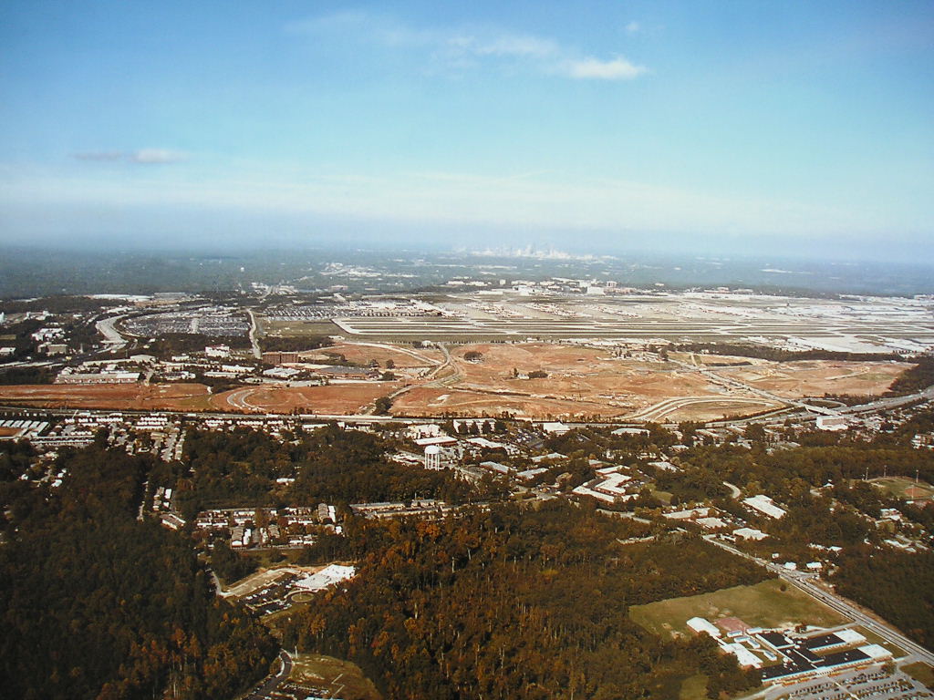 atlanta hartsfield airport 5th runway construction photos jul 2003