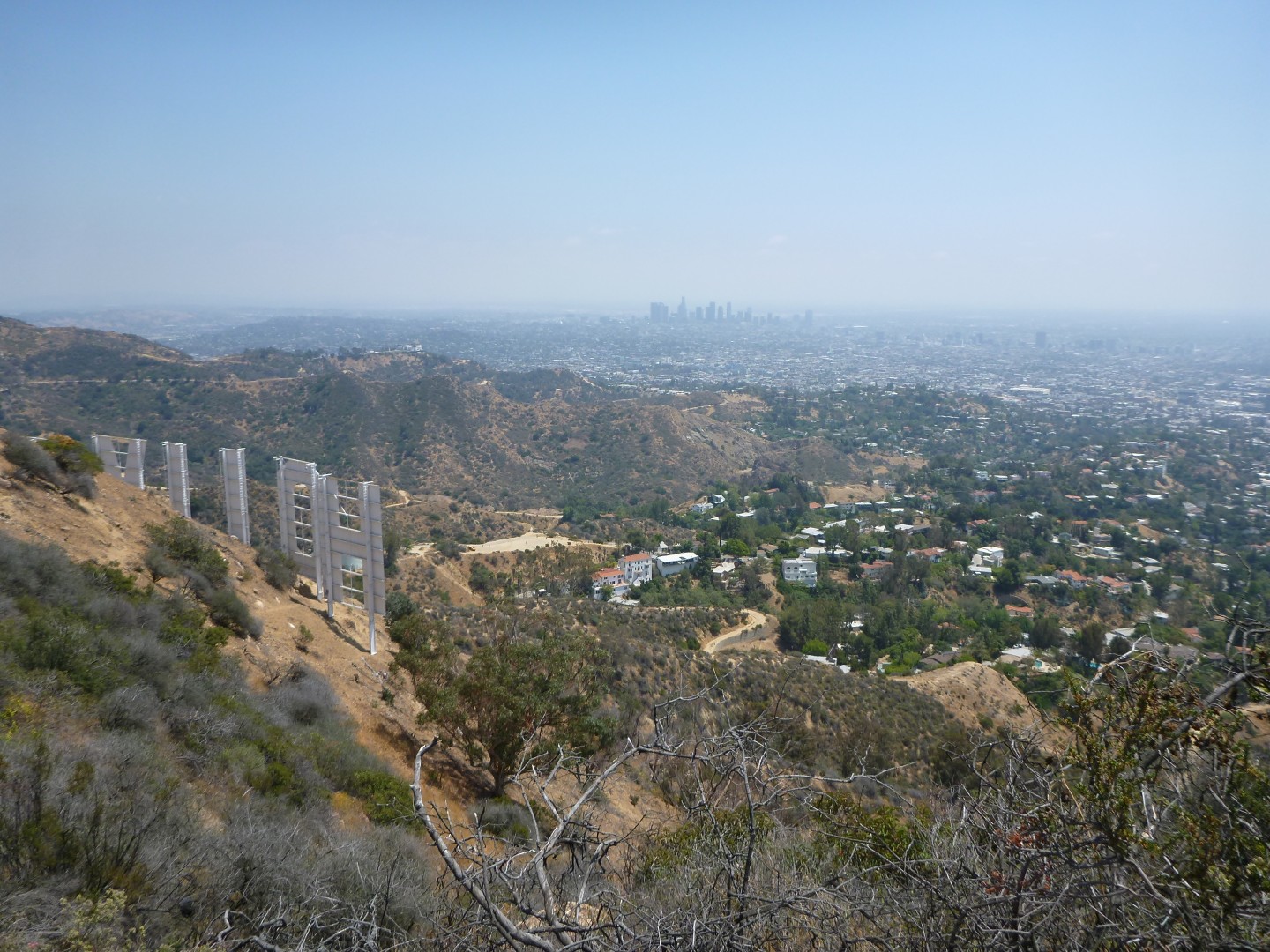 Hike to Hollywood Sign - Los Angeles California - May 2016