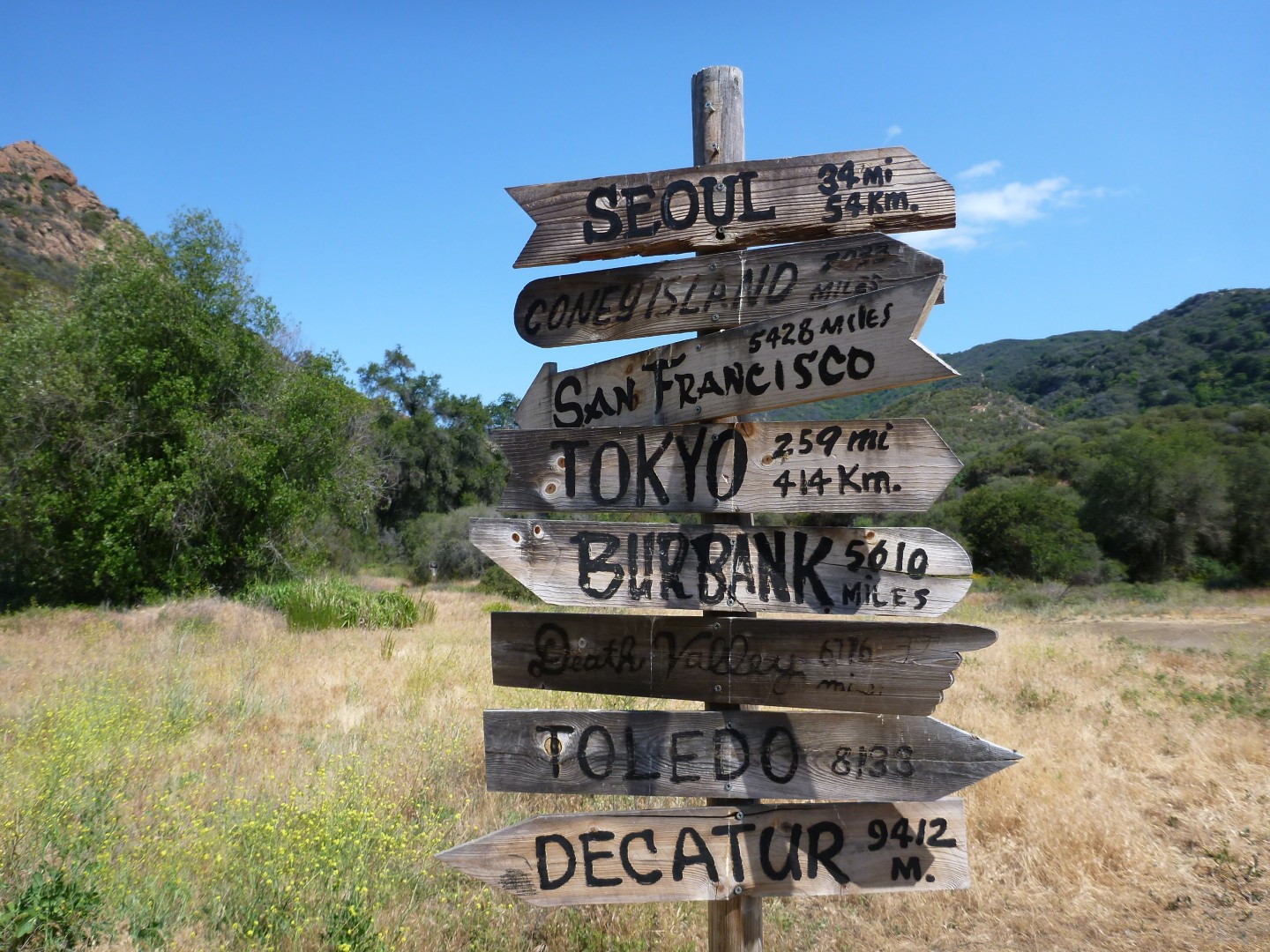 Mash tv show outdoor set - malibu creek state park - california - May 2016