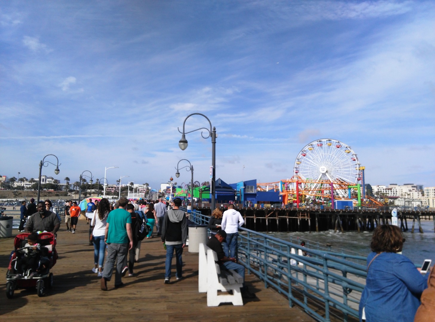 Santa Monica California Beach Pier May 2016
