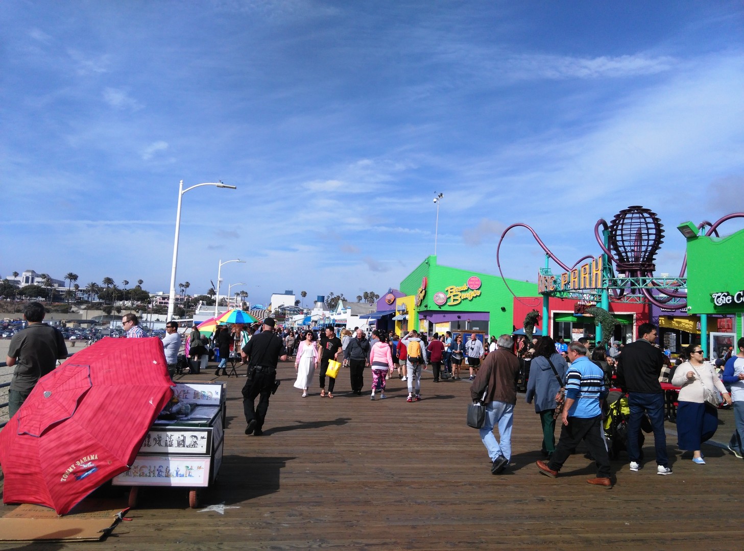 Santa Monica California Beach Pier May 2016