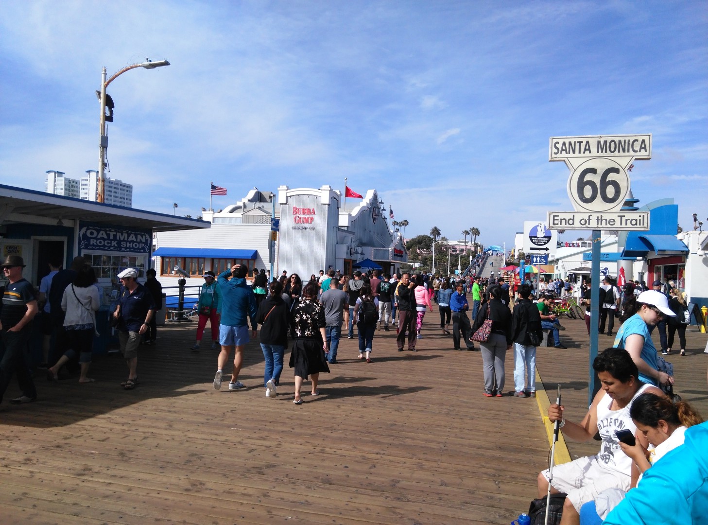 Santa Monica California Beach Pier May 2016