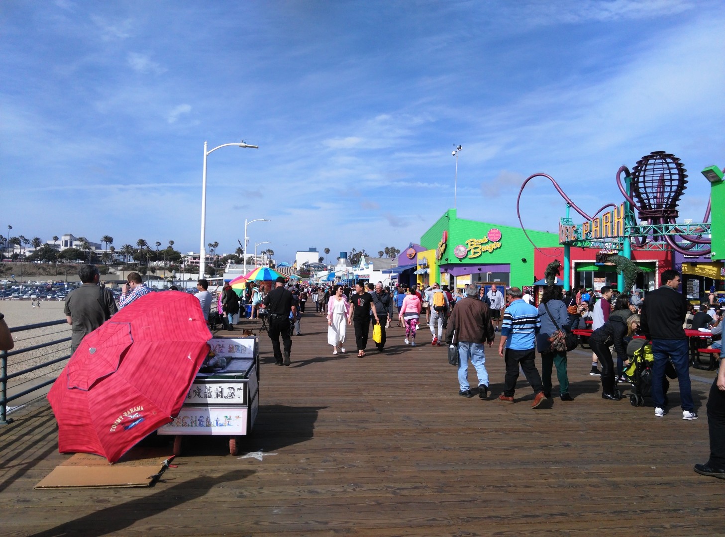 Santa Monica California Beach Pier May 2016