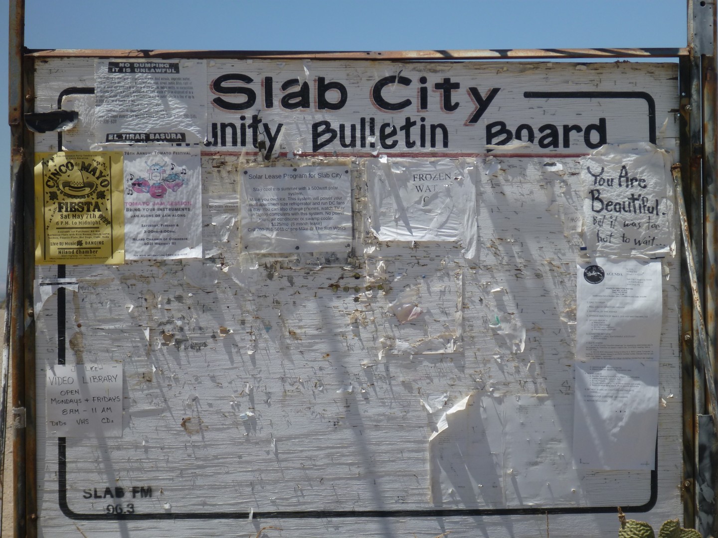 Slab City California May 2016